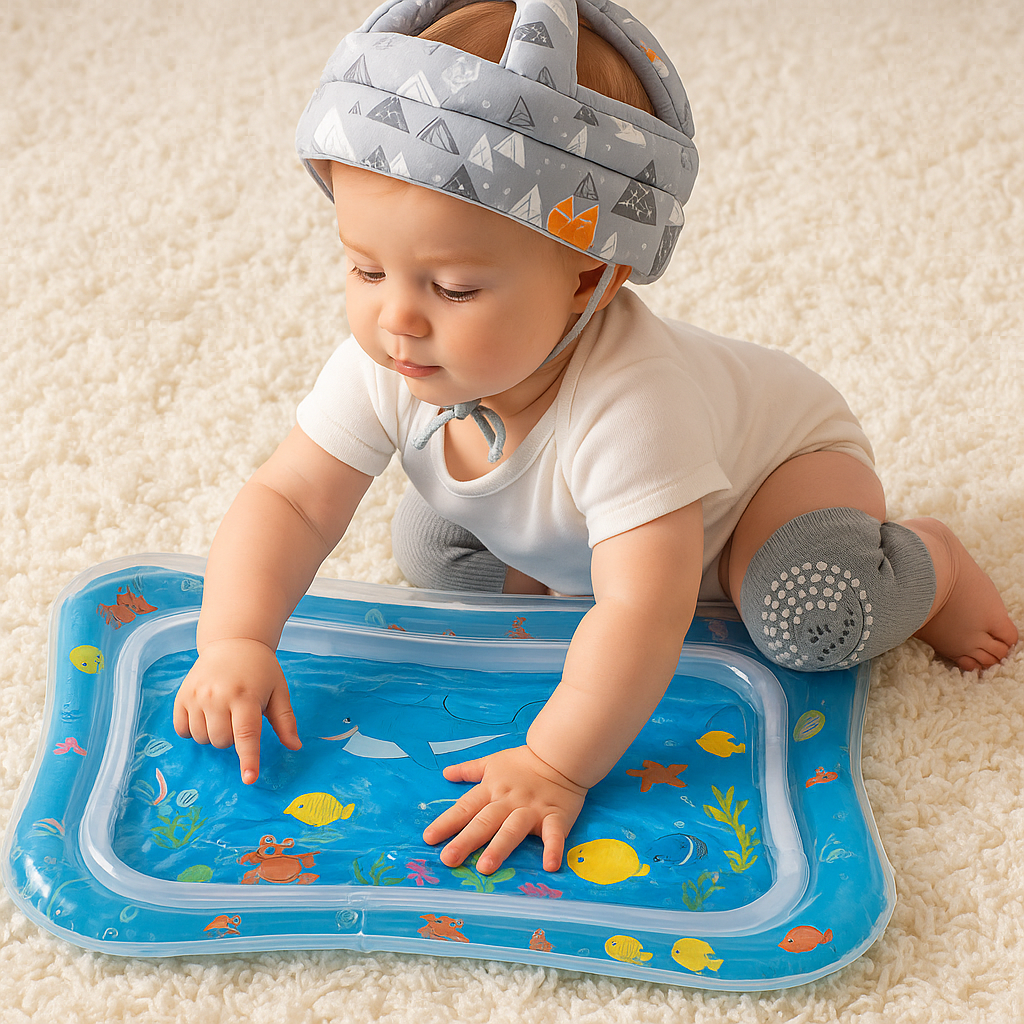 Miniatura 2 de COMBO GATEO TAPETE, CASCO + RODILLERA - GENERO: NIÑO